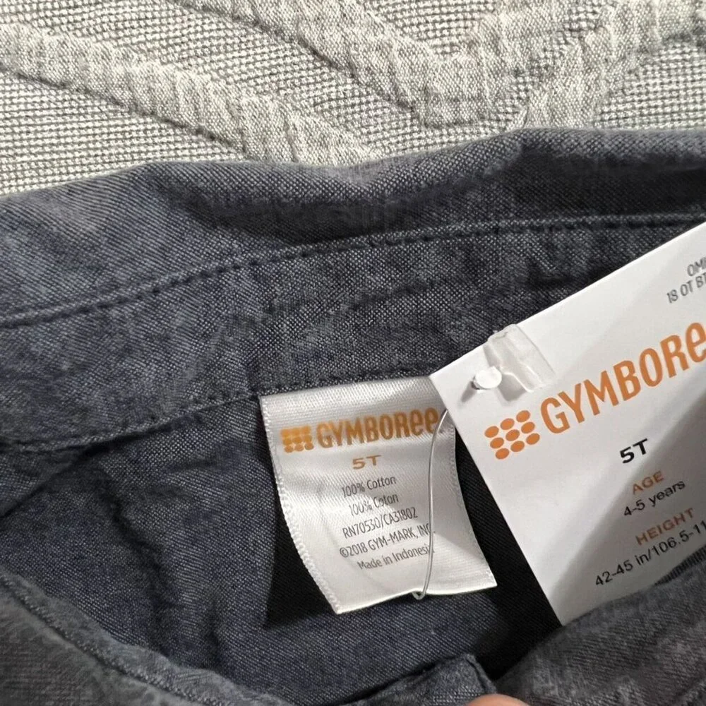 NEW Gymboree 5T Button Down Dress Shirt